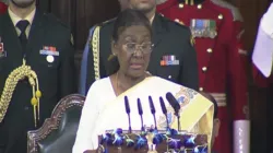 President Droupadi Murmu addresses joint sitting of Parliament to mark 75 years of Constitution