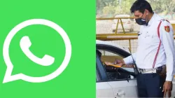 Traffic, traffic challan, whatsapp