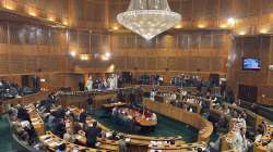 Jammu Kashmir Assembly, Ruckus breaks out AT Jammu Kashmir Assembly, Jammu Kashmir Assembly over res