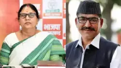  BJP leader Asha Nautiyal and Congress candidate Manoj Rawat