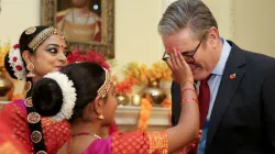 UK PM Keir Starmer during Diwali reception at Downing Street