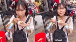 First bite, forever fan! Korean tourists' gulab jamun reaction steals the show.