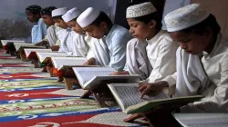 Students at a madarsa