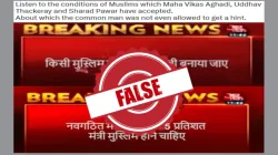 An alleged news clip from Aaj Tak claims that Muslim organisations placed five demands before the Maha Vikas Aghadi in Maharashtra in exchange for Muslim votes.