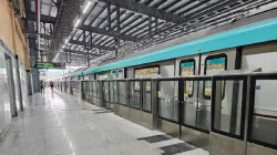 fire breaks out at Mumbai metro BKC station