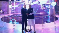 Russian President Vladimir Putin with Prime Minister Narendra Modi