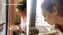 Woman celebrates Bhai Dooj with pet squirrel, video wins heart on internet