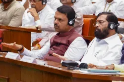 Devendra Fadnavis with Eknath Shinde. 