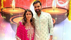 Rohit Sharma and Ritika Sajdeh.