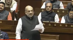 Amit Shah speaks during Constitution debate in Rajya Sabha