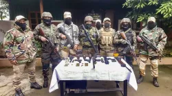 During the search operation, the security forces recovered weapons and ammunition.