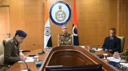 Haryana news, Haryana DGP Shatrujeet Kapur chairs meeting, Haryana DGP on implementing new criminal 