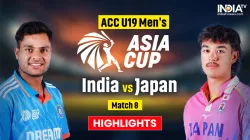 India vs Japan U19 Men's Asia Cup highlights.