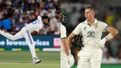 Mohammed Siraj and Marnus Labuschagne