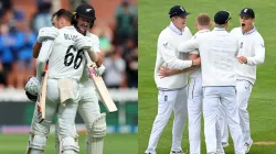 New Zealand and England cricket players.