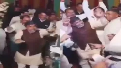 Haryana education minister, Haryana education minister mahipal dhanda dance video went viral, mahipa