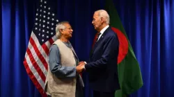 Muhammad Yunus met US President Joe Biden in New York.
