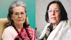 Najma Heptulla and Sonia Gandhi