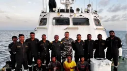 indian coast guard detain 4 foreigners off tamil nadu coast