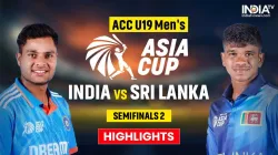 India vs Sri Lanka Men's U19 Asia Cup Highlights