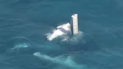 A fuselage in the water off Rottnest