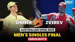 Jannik Sinner beats Zverev.