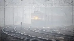 Several trains are running late due to severe fog conditions in North India.