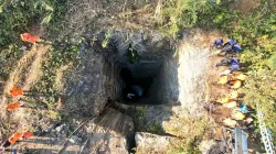 Rescue operation underway for labourers trapped inside a coal mine, in Dima Hasao district, Assam