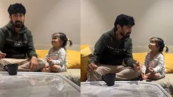 Ronak H Jain with his daughter singing 'Garaj Garaj' from 'Bandish Bandits' 