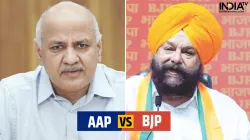 AAP's Manish Sisodia and BJP's Tarvinder Singh Marwah