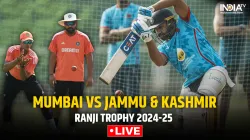 Mumbai vs Jammu and Kashmir Live Score and Updates, Day 1