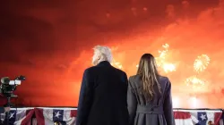 Donald Trump with Melania Trump 