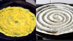 tips for making cheela and dosa on an iron pan