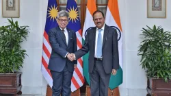 Ajit Doval with Director General of the National Security Council of Malaysia, Raja Dato Nushirwan i