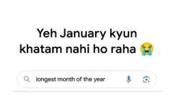 Google's meme shows how January is the longest month