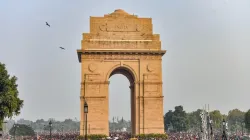 The iconic India Gate in Delhi. 