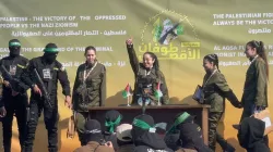 Captive female Israeli soldiers released. 