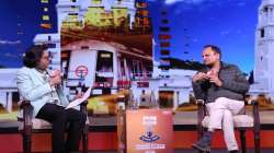 Satyendar Jain at India TV Chunav Manch