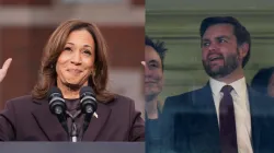 Kamala Harris (left) and JD Vance (Right)