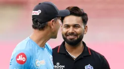 PBKS new head coach Ricky Ponting and LSG's new captain Rishabh Pant.