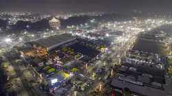 Drone view of Mahakumbh Nagar ahead of commencement of mela