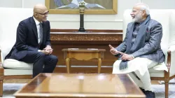 PM Modi,  Microsoft CEO Satya Nadella