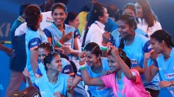 Indian women's Kho Kho team.