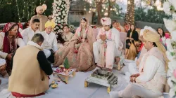 Neeraj Chopra gets married to Himani Mor.