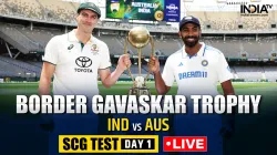 Ind vs Aus 5th Test, Day 1 Live Score and Updates