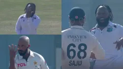 Jomel Warrican didn't miss the chance to remind Sajid Khan that he has a bag of tricks as well in Multan during the second Test