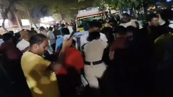 Tirupati stampede: Other videos shared on social media showed police officers trying to manage the c