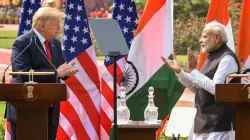 Donald Trump with PM Modi