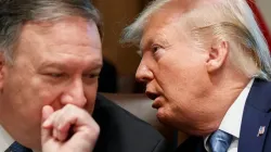 Donald Trump and Mike Pompeo