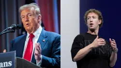 Donald Trump and Mark Zuckerberg